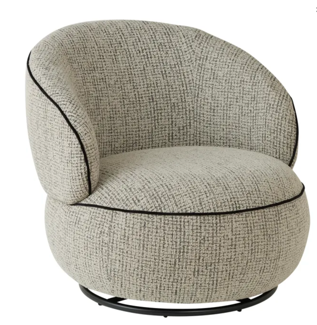 Grace Swivel Chair – Palm Avenue Homewares & Seasonal Decor