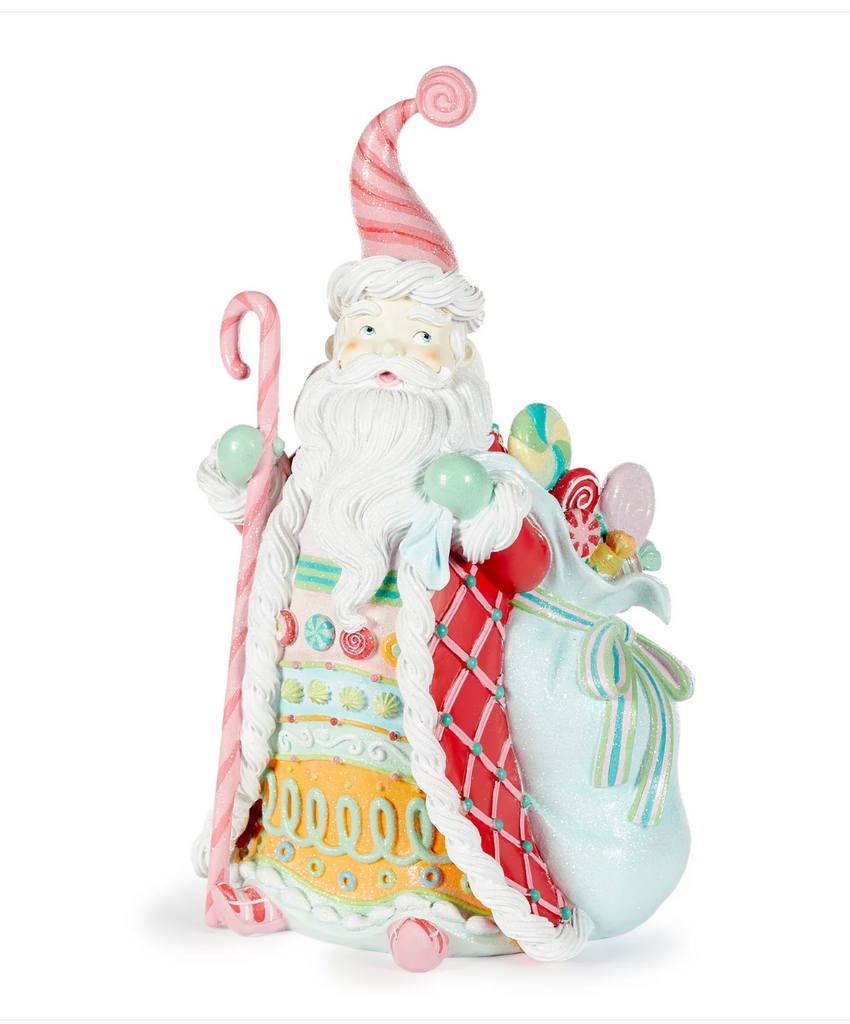 クリスマス  Holiday Heirlooms Santa Candy Candy Santa 52cms – Palm Avenue Homewares